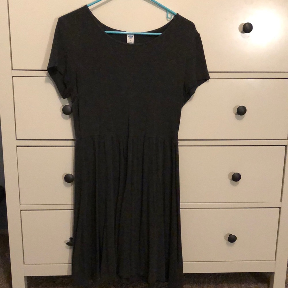 Old Navy Gray T-shirt fit & flare dress
